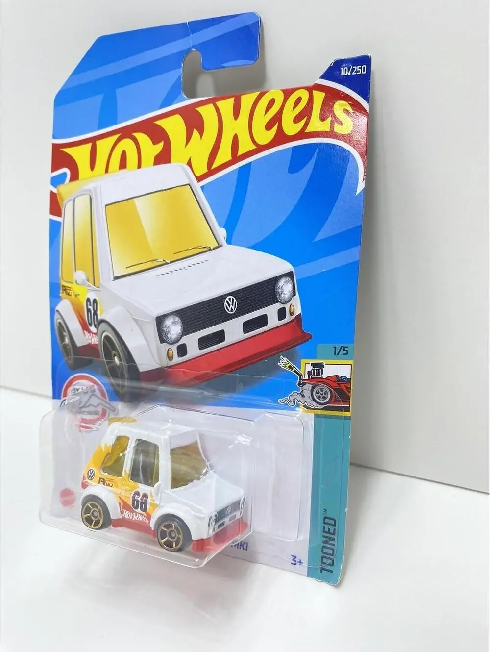 2022 Hot Wheels Tooned Volkswagen Golf MK1 - Tooned 1/5 #10/250 Brand New